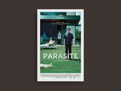 Parasite Canvas Print | Film Poster Design | Bong Joon-ho | Korean Cinema Art