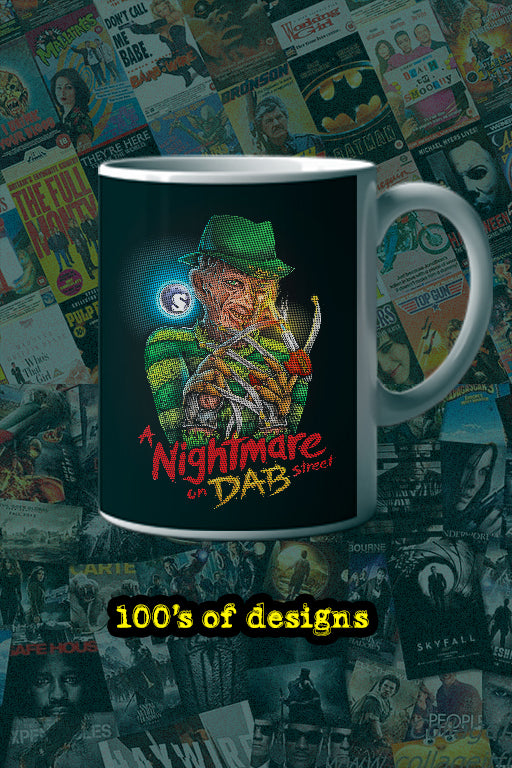 Horror | A Nightmare on Dab Street | 11oz Mug – Freddie Kruger Mashup - Custom Design