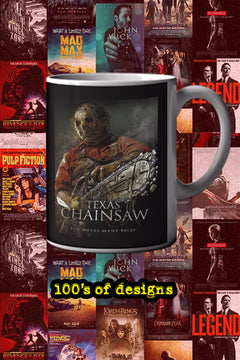 Horror Texas Chainsaw 11oz Mug | Film Fan Gift | Scary Movie Lover | Halloween Coffee Cup