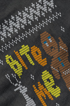 KIDS UGLY: Bite Me Gingerbread Ugly Christmas T-shirt | Kids Christmas Ugly