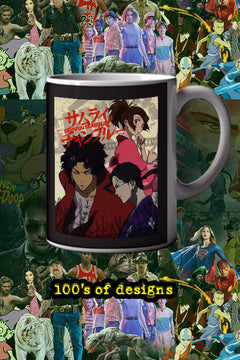 Samurai Champloo 11oz Mug featuring Mugen | Jin | Fuu Official Merchandise