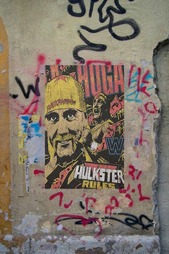 HULK HOGAN – Hulkster Rules 24x36 Inch Gloss Poster | Wrestling Legend Wall Art | Retro WWF Decor