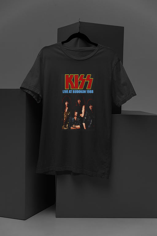 Kiss Live At Budokan 1988 | Retro Rock Concert Tee from Legendary Era | Vintage Inspired Band Shirt | Exclusive Kiss Live At Budokan 1988 Tribute | Limited Edition Music Fanatic Collectible