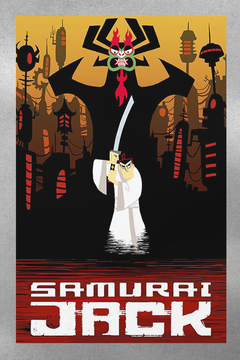 Samurai Jack Poster featuring the Legendary Samurai | Premium Gloss Design | TV Show Art Print