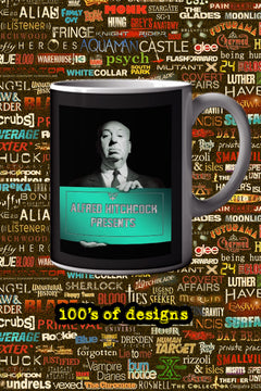 Alfred Hitchcock Presents 11oz Mug Rod Taylor | Vintage TV Show Design