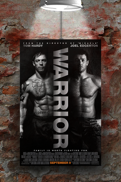 Warrior: Tom Hardy Premium Gloss Poster | Film Memorabilia | Cinematic Art | Warrior Design