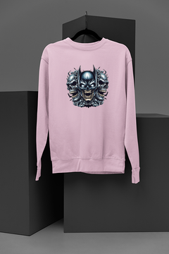 "Skull and Bones Batman Sweatshirt | Dark Knight Rises | Halloween Edition Apparel"