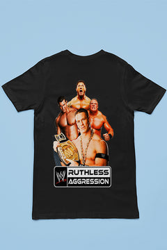 RUTHLESS AGGRESSION WWE T-Shirt | Attitude Era Wrestling Tee | WWE Superstar Fan
