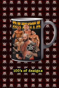 Batista 11oz Mug | Pro Wrestling | WWE | Batista Design