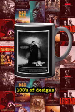 The Elephant Man 11oz Mug Edward MERRICK | John HURT Vintage Movie Poster Printzheimer, Film Lover, Unique Film Gift for Him and Her