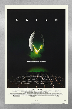 Alien Sigourney Weaver Premium Gloss Poster | Sci-Fi Film Merch | Alien Movie Fan Art | Ripley Design Poster