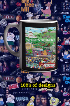 BoJack Horseman 11oz Mug | TV Show BoJack Horseman Poster Design | BoJack Horseman Characters Mug