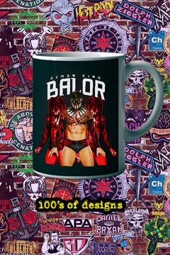 DEMON KING BALOR 11oz Mug | WWE Finn Balor | Wrestling Fan Gift | Collectible Memorabilia