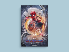 Spiderman No Way Home Canvas Print | Tom Holland | Film Memorabilia Art | Marvel Spiderman Decor