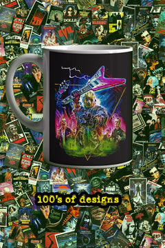 Horror Neon Style Michael Myers 11oz Mug | Scary Movie Fan Gift