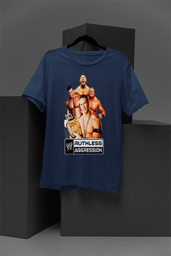 RUTHLESS AGGRESSION WWE T-Shirt | Attitude Era Wrestling Tee | WWE Superstar Fan