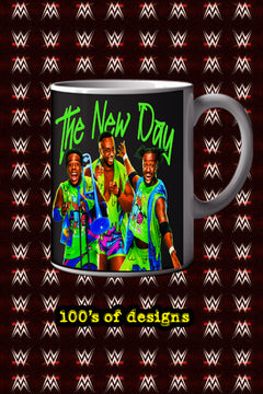THE NEW DAY 11oz Mug featuring Pro Wrestling's Kofi Kingston | Xavier Woods | Big E - Unique Gift for Fans - WWE Inspired Design