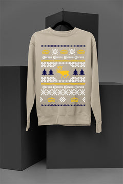 UGLY Corona Beer Christmas Chaos Sweatshirt | Festive Brews | Holiday Hoppy Happiness | Retro