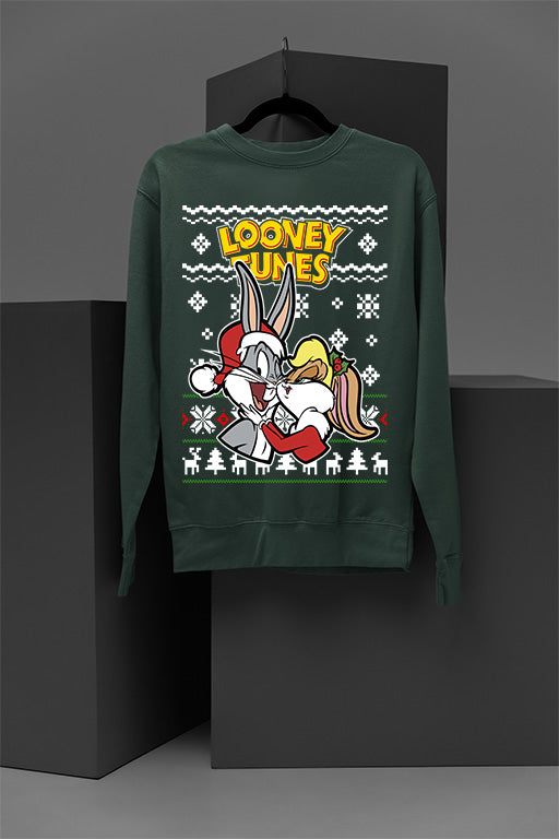 UGLY Bugs and Lola Bunny Christmas Sweatshirt | Looney Tunes | Retro Cartoon | Vintage Characters