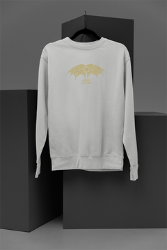 House of The Dragon Gold Dragon Wings Sweatshirt | Game of Thrones Inspired Pullover | Dragon Emblem Jumper | Fantasy TV Show Clothing