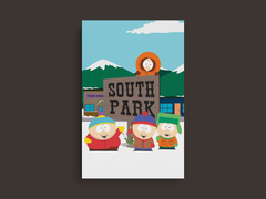 South Park Canvas Print Stan Marsh | Kyle Broflovski | TV Show Wall Art