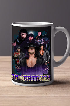 Undertaker 11oz Mug | Pro Wrestling | WWE Superstar | Collector's Item | Wrestling Fan Gift | Coffee Mug | Unique Design | Merchandise | Etsy Shopify