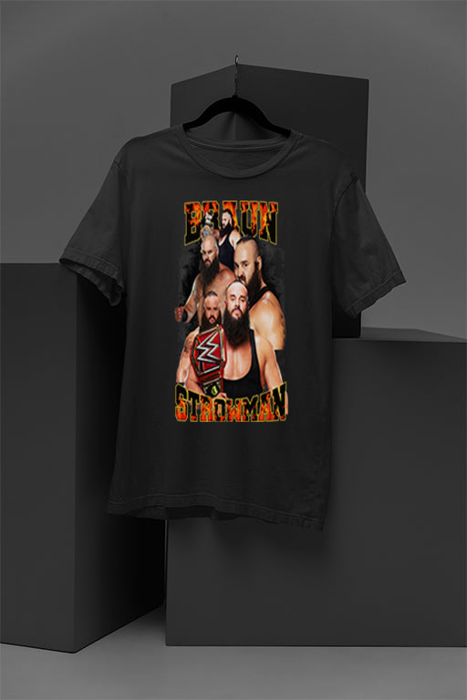 Braun Strowman WWE T-Shirt | Monster Among Men Wrestling Tee | Vintage Era Champion Apparel