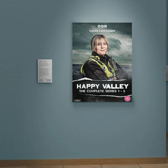 Happy Valley Canvas Print Featuring Sarah Lancashire | TV Show Fan Art Design