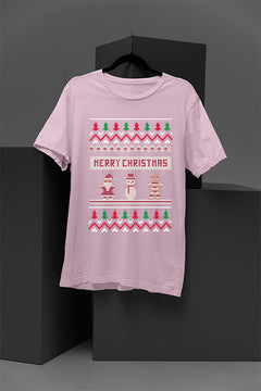 UGLY Retro Holiday Trio | Vintage Santa Snowman Gingerbread Man Christmas Tee