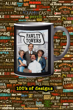 Fawlty Towers 11oz Mug | Fawlty Towers Poster Design | John Cleese Gift | TV Show Fan Mug