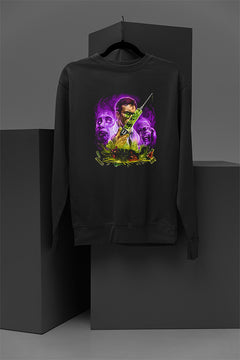 Horror Re-Animator Cozy Pullover Sweatshirt | Cult Classic Warm Hoodie | Retro Halloween Sweater