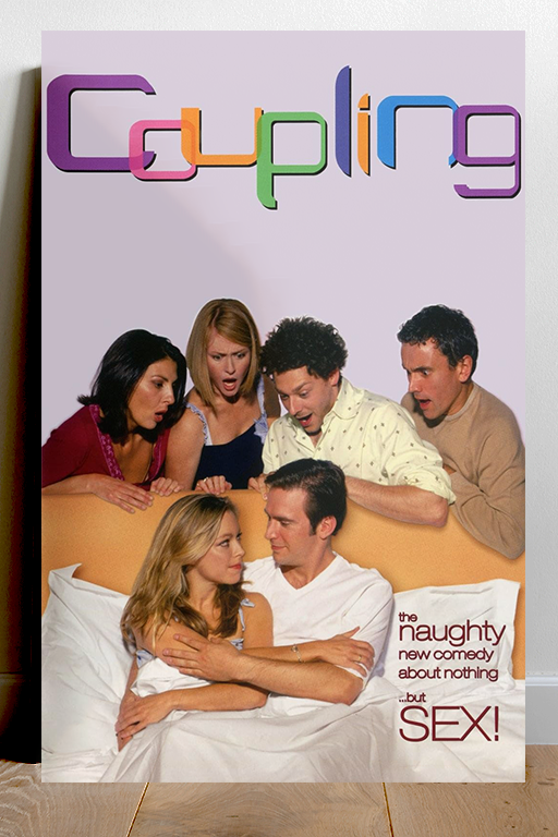 Coupling Poster Matt LeBlanc Rachel Blanchard Exclusive Design | TV Show Memorabilia Wall Art Print