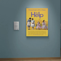 The Help Canvas Print | Emma Stone | Film Poster Design | Vintage Movie Decor | Wall Art Print | Classic Cinema Memorabilia