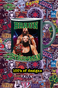 Braun Strowman 11oz Mug | Pro Wrestling The Monster Among Men Design