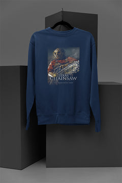 Horror Texas Chainsaw | Cozy Pullover Sweatshirt | Warm Halloween Sweatshirt