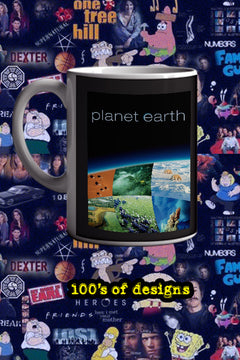 Planet Earth 11oz Mug | Documentary Series David Attenborough Design