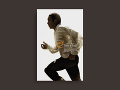 12 Years a Slave Canvas Print | Chiwetel Ejiofor | Film Poster Design