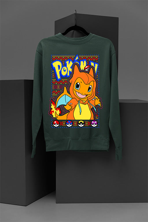UGLY Charmander Christmas Chaos | Pokemon Ugly Designs | Retro Pokemon Era | Holiday Pokemon Style