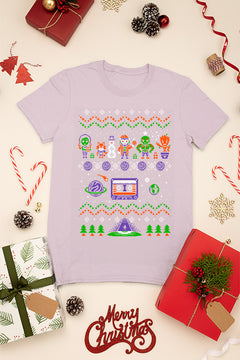 KIDS UGLY: Galactic Guardians | Cassette Tape | Christmas Tee | Retro Design