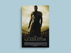 Gladiator Canvas Print | Film Design | Russell Crowe Artistic Decor