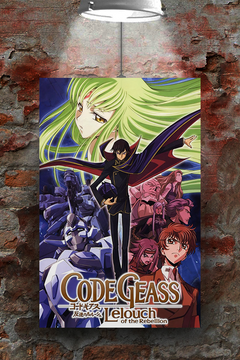 Code Geass Lelouch Rebellion Premium Gloss Poster | Anime TV Show Print | Code Geass Design Wall Art | Graphics Poster for Fans of the Show