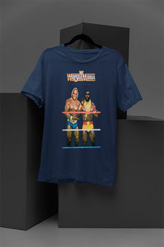 Wrestelamania 1 WWE T-shirt | Retro Wrestling Champion Apparel | 1980s