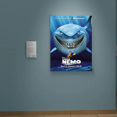 Finding Nemo Canvas Print | Film Design | Animated Movie Decor | Dory | Pixar Art | Underwater Scene | Kids Room Wall Art