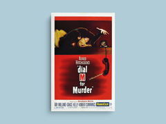 Dial M for Murder Canvas Print | Classic Film Design | Grace Kelly and Ray Milland