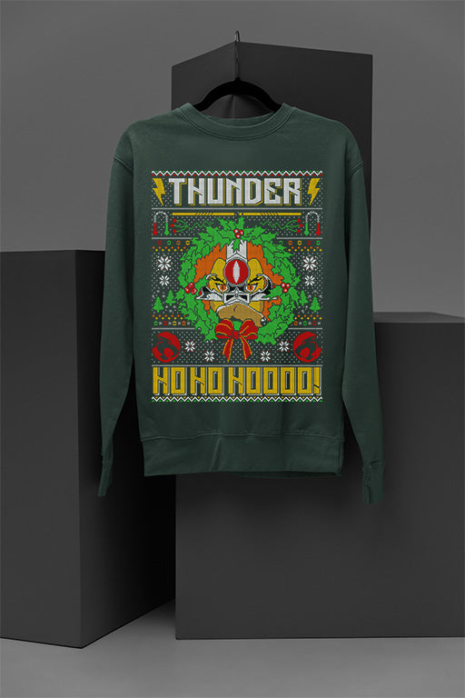 UGLY Thundercats Christmas Sweatshirt | Retro 80s Design | Santa's Favorite Thundercats Fan