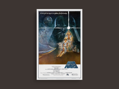 Star Wars A New Hope Canvas Print - Iconic Film Poster Design | Luke Skywalker - Etsy & Shopify SEO Keywords: Film, Sci-Fi, Home Decor, Geeky Art