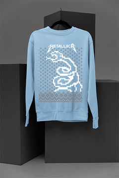 UGLY Metallica "Master of Christmas" Sweatshirt | Ugly Metallica Christmas Design | Retro