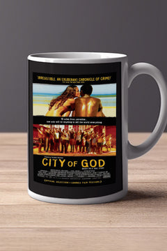 City of God 11oz Mug | Film Memorabilia | City of God Design | Lead Actor's Name