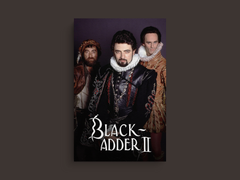 Blackadder II Canvas Print | Edmund Blackadder Design | Classic British TV Show Art | Rowan Atkinson Wall Decor