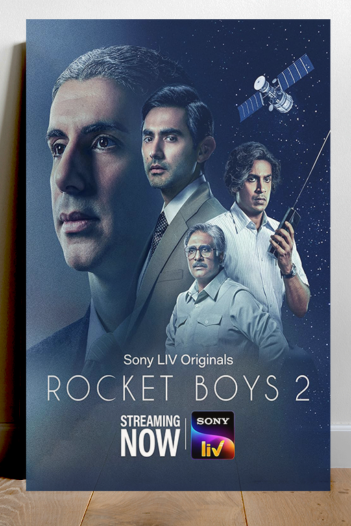 Rocket Boys: Grab A Premium Gloss Poster | TV Show Merchandise | Rocket Boys Design Featuring Lead Actor's Name